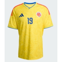Colombia Rafael Santos Borre #19 Hemmatröja VM 2026 Kortärmad